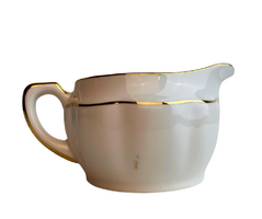 Zsolnay Porcelán Tejkiöntő, aranyozott szegéllyel