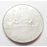 Kanada,1 dollar 1981 aUNC+ nikkel