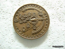 Szent István emlékérem 1988 nagy méretű  Átmérő 70 mm  Súly 132 gramm