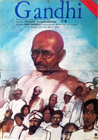 Gandhi I-II filmplakát,moziplakát, Ben Kingsley, Candice Bergen, Martin Sheen, 1982, A1-es méret, Ducki jelzéssel