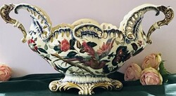 Ditmar Znaim antik fajansz asztal közép & kínáló