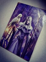 Fantasy fém dekoráció tábla 20*30 cm.