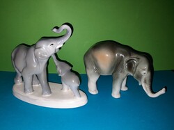 Royal Dux és Gránit elefántok