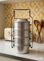 „Hozd el a nagyitól az ebédet!” – Békebeli alumínium ételhordó