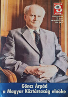 Ország Világ folyóirat, címlapon Göncz Árpád, 1990.augusztus 8.