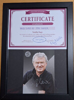 Sepp Maier által dedikált nyomtatvány (Bayern München)