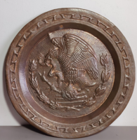 Rèz falitál, sas képével régi ALKUDHATÓ