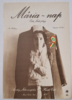 Mária Nap filmes villamosplakát, Elek Judit, Handel Edit 1978