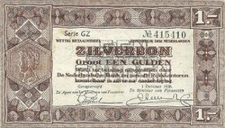 1 gulden 1938 zilverbon Hollandia Gyönyörű 2.