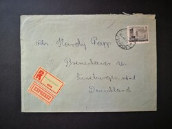 1955 Boríték Szentgotthárd, 5 ft-os bélyeggel G2