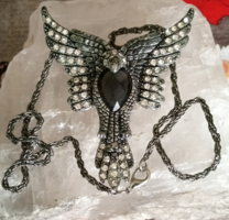 VINTAGE GÓTIKUS NYAKLÁNC CIRKÓNIA KÖVES MEDÁLLAL