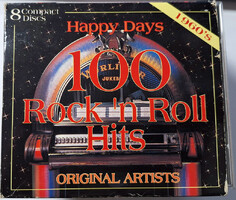 Happy days 100 Rock 'n Roll Hits 8 db. zenei CD lemez válogatás , saját dobozában