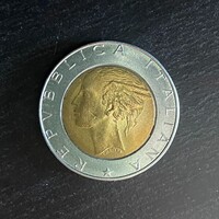 Olaszország - Italy - 500 lire - 1990 coin
