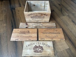 Francia boros láda és boros láda előlap/tábla eladó