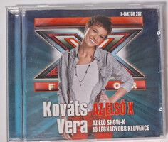 Kováts Vera X-Faktor zenei CD Az első X. 2010 (aláírt lemez és tok)