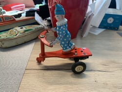 Lemezárugyár Roli Zoli tricikli bádogjáték.