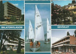 Ba - 1040  Modern Balatoni képek: BALATONVILÁGOS (foto:Balassa F.OT.-2797/871 4319-0005)