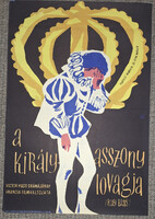 A Királyasszony lovagja (Victor Hugo regényéből), Jean Marais, filmplakát, moziplakát 1948