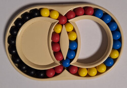 Varázsgyűrű / Bűvös gyűrű retro logikai játék 1982 eredeti matricával