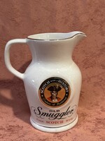 Kerámia  Old Smuggler Finest skót whisky kancsó,kiöntő