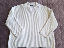 ÚJ 3XL-es inExtenso zsenília pulóver, mell: 65-85 cm