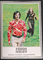 Fékon Jersey ruházati villamosplakát, kisplakát 1970-es évek