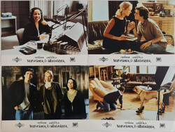 Vonzások és állatságok, 4 db vitrinkép, filmfotó egyben, Janeane Garofalo, Uma Thurman, Ben Chaplin,