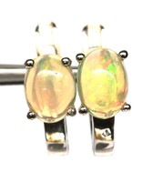 925 ezüst opál fülbevaló