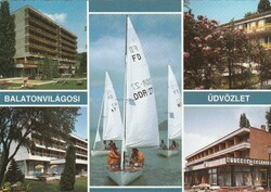 Ba - 1036  Modern Balatoni képek: BALATONVILÁGOS (foto: Balassa F.OT-2797/881 4319-0005)