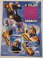 A teljes Csupasz Pisztoly sorozat DVD megjelenés, reklám képeslap 2002
