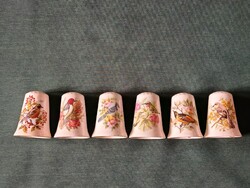 Tajvani csontporcelán GYŰSZŰK madár mintával