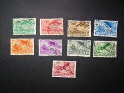 Magyarország 1936 Repülő pecsételt 9 érték L