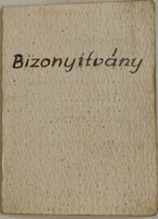 Labdarúgó játékvezető igazolvány 1956.okt.23, aláírásokkal