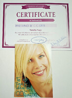 CC Catch által dedikált fénykép hitelesítő tanúsítvánnyal