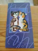 Cica -  Macska képeslap, ajandekkisérő tasak