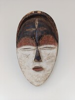 Antik afrikai maszk Vuvi népcsoport Kongó Africká maska afrikanische Maske D705 924 5595