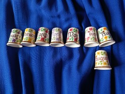 Finsbury angol csontporcelán GYŰSZŰK a hónapok neveivel