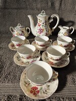 Zsolnay pillangó mintás kávés készlet #2