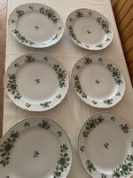 Hollóházi Anna mintás 6 db  lapostányér  új állapotban eladó