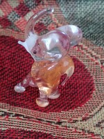 Ici pici - üveg elefántocska.  / kézműves jelleggel