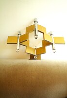 Vintage mid century Sciolari minimalista falikar fali lámpa sconce 70'-es évek