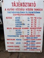 Retro zománcozott tábla , tanácselnök felirattal