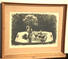 (K) Kórusz József (1927-2010) : Gyümölcsök fényben