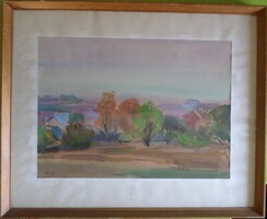 Dobos Lajos: Balaton-felvidéki táj