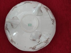 Hollóházi porcelán hibátlan állapotban lévő gyümölcsös süteményes tál