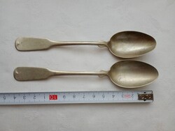 Alpakka alpaka alpacca 084 - kiskanál ALPACCA SPEZIAL 2db egyben 14,5cm vintage teáskanál