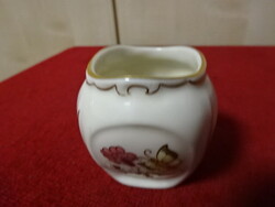 Zsolnay porcelán, mini kaspó, magassága 5 cm. Jókai
