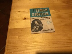 Papírrégiség, Slágerszövegek 1969 -ből, Zeneműkiadó