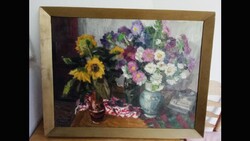 Somogyi Imre’ őszi virágok’  1975 /  6ox8o