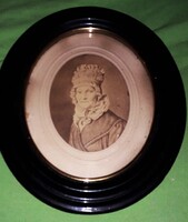 Antik 19.sz.Elisabeth Rohleider Tirpitz nagyanyja - hátul írott TIRPITZ CSALÁD 18 x15 cm HIBÁTLAN